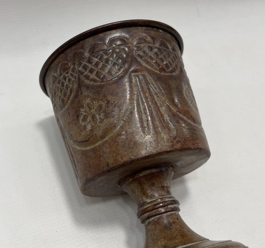 OSMANLI DÖNEMİ RUM İŞİ KİLİSE KUTSAL ŞARAP KADEHİ