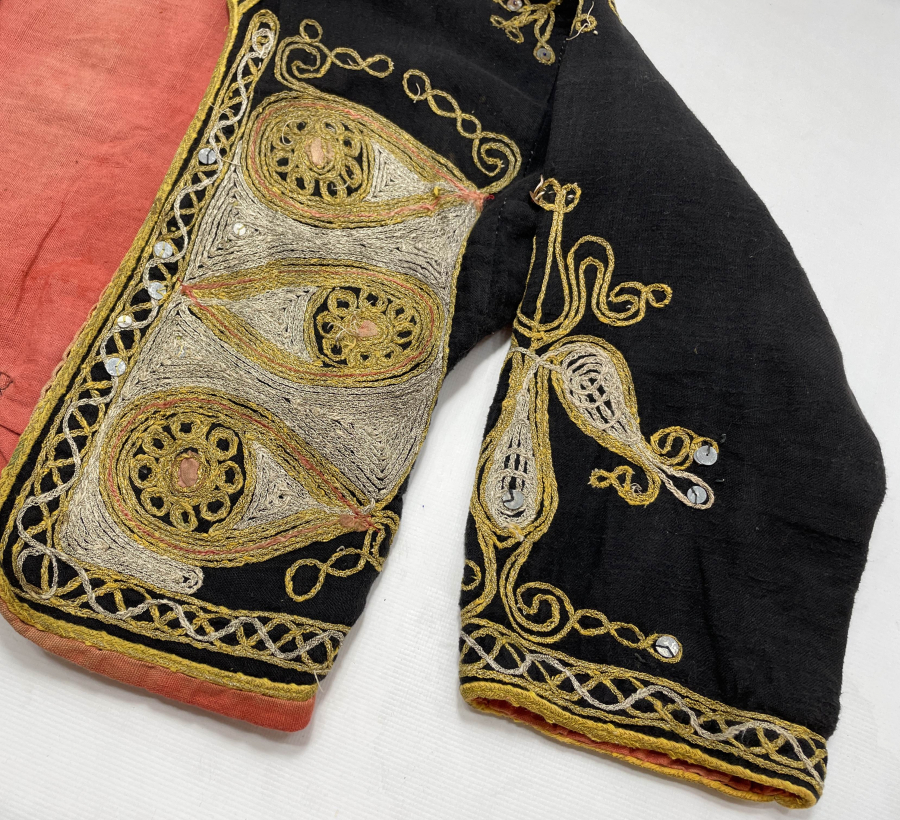 OSMANLI DÖNEMİ SIRMA İŞÇİLİKLİ GELİN CEPKENİ