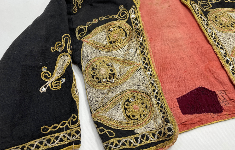 OSMANLI DÖNEMİ SIRMA İŞÇİLİKLİ GELİN CEPKENİ