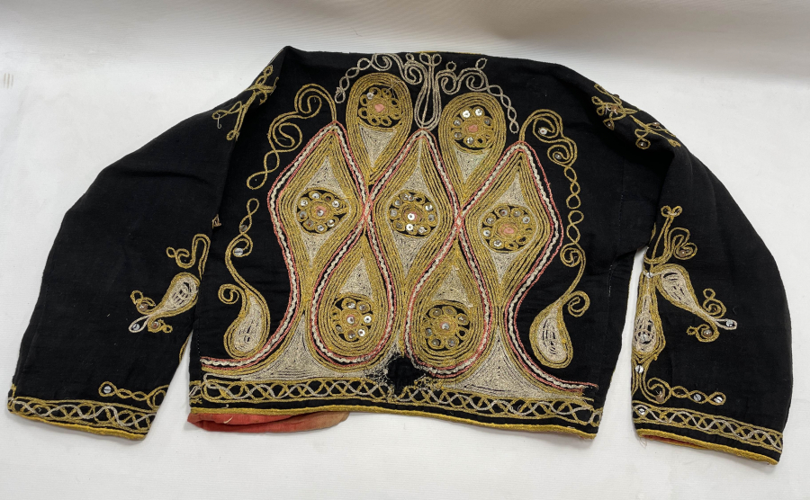 OSMANLI DÖNEMİ SIRMA İŞÇİLİKLİ GELİN CEPKENİ