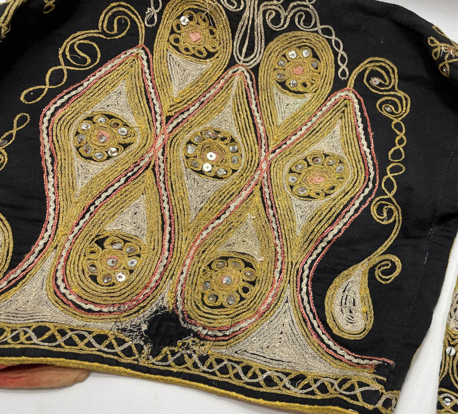 OSMANLI DÖNEMİ SIRMA İŞÇİLİKLİ GELİN CEPKENİ