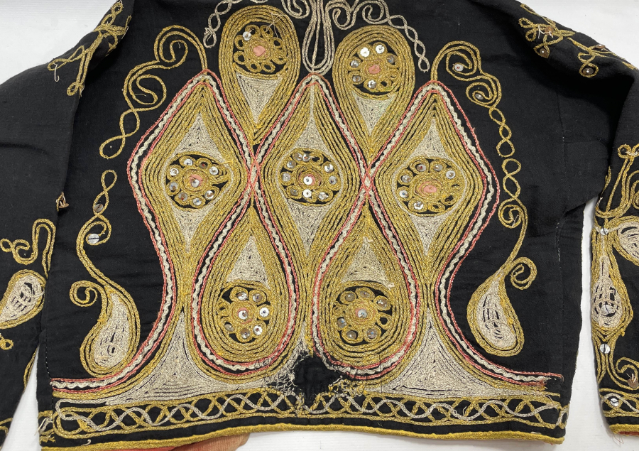 OSMANLI DÖNEMİ SIRMA İŞÇİLİKLİ GELİN CEPKENİ