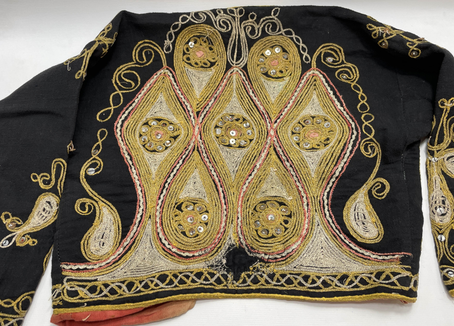 OSMANLI DÖNEMİ SIRMA İŞÇİLİKLİ GELİN CEPKENİ