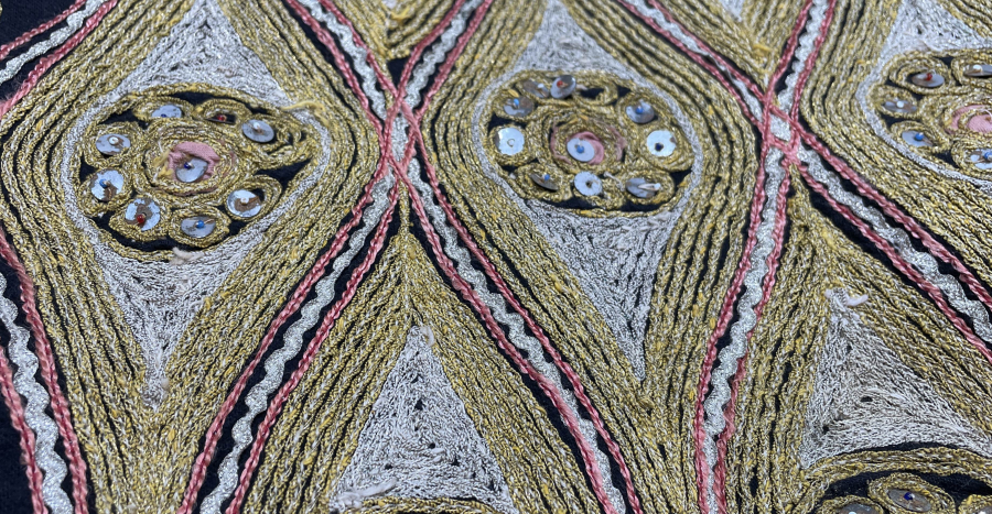 OSMANLI DÖNEMİ SIRMA İŞÇİLİKLİ GELİN CEPKENİ