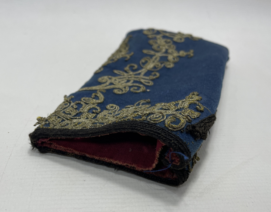 OSMANLI DÖNEMİ SIRMA İŞÇİLİKLİ GÖZLÜK KABI