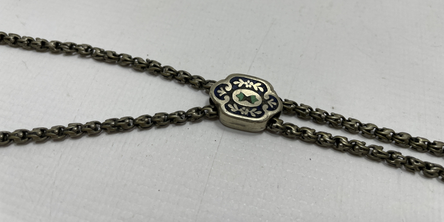 OSMANLI DÖNEMİ SÜRGÜSÜ MİNELİ CEP SAATLERİ İÇİN GÜMÜŞ ARNAVUT ZİNCİRİ