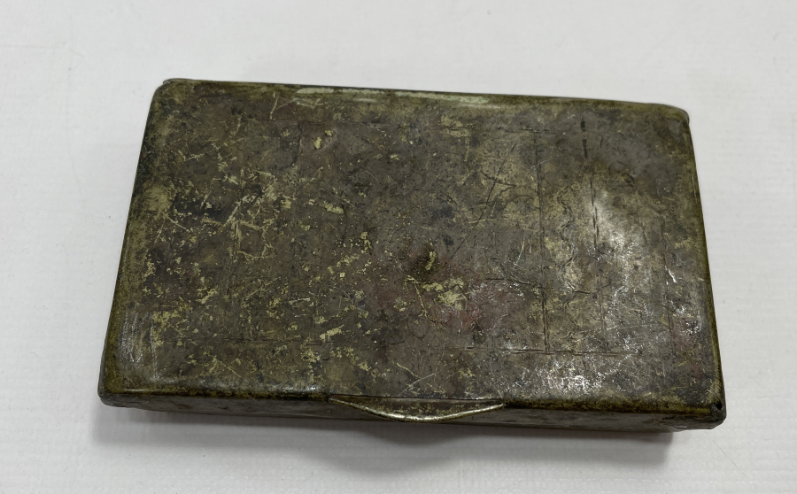 ÜZERİ KALEM İŞÇİLİKLİ OSMANLI DÖNEMİ ASKER TÜTÜN TABAKASI