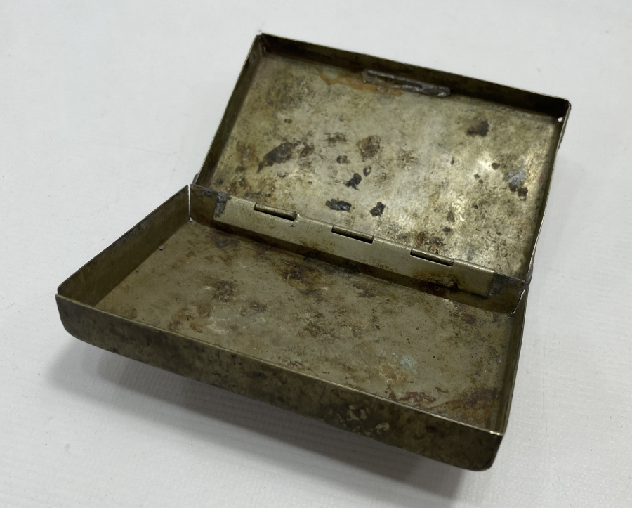 ÜZERİ KALEM İŞÇİLİKLİ OSMANLI DÖNEMİ ASKER TÜTÜN TABAKASI