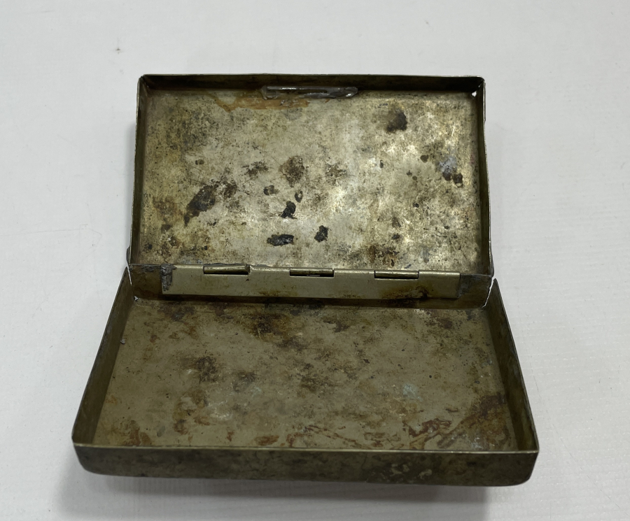 ÜZERİ KALEM İŞÇİLİKLİ OSMANLI DÖNEMİ ASKER TÜTÜN TABAKASI