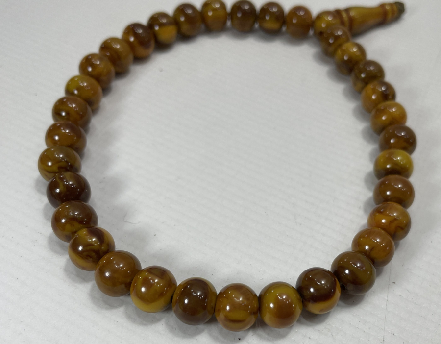 1930-40 LARDAN ÇEKESLOVAK KATALİN TESBİH