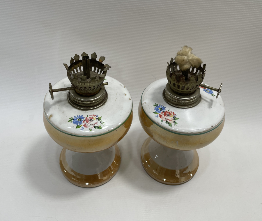 ANTİKA ÇİFT GAZ LAMBASI