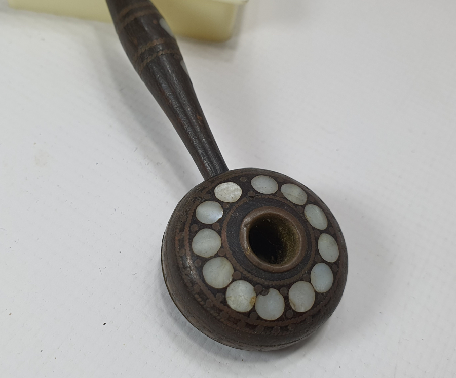 OSMANLI DÖNEMİ 12 İMAM SİMGELİ BEKTAŞİ İŞİ AHŞAP SİGARA AĞIZLIĞI