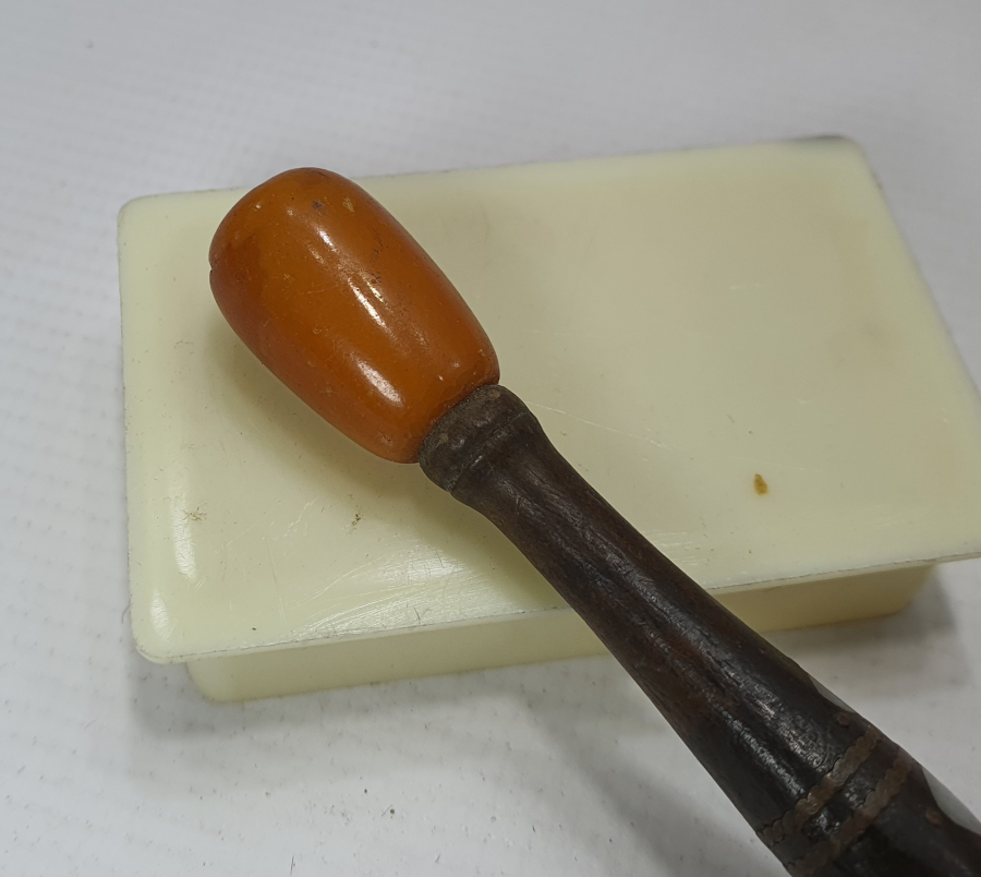 OSMANLI DÖNEMİ 12 İMAM SİMGELİ BEKTAŞİ İŞİ AHŞAP SİGARA AĞIZLIĞI