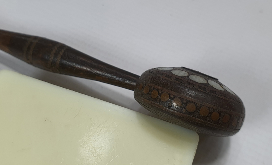 OSMANLI DÖNEMİ 12 İMAM SİMGELİ BEKTAŞİ İŞİ AHŞAP SİGARA AĞIZLIĞI