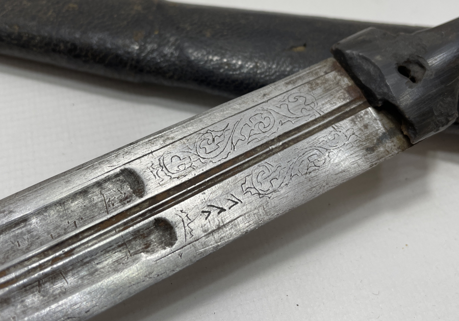 OSMANLI DÖNEMİ 1322 TARİHLİ ÇERKES KAMASI