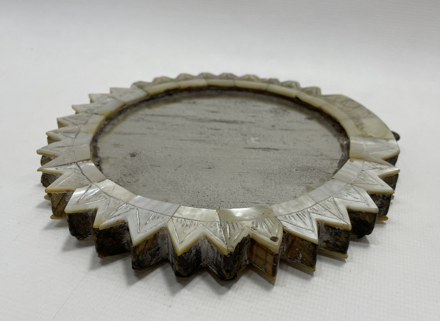 OSMANLI DÖNEMİ SEDEF İŞÇİLİKLİ NADİR GELİN AYNASI