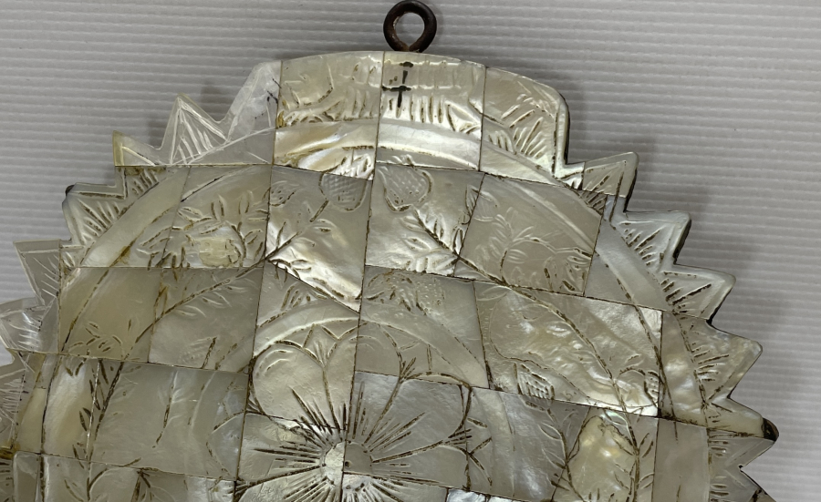 OSMANLI DÖNEMİ SEDEF İŞÇİLİKLİ NADİR GELİN AYNASI