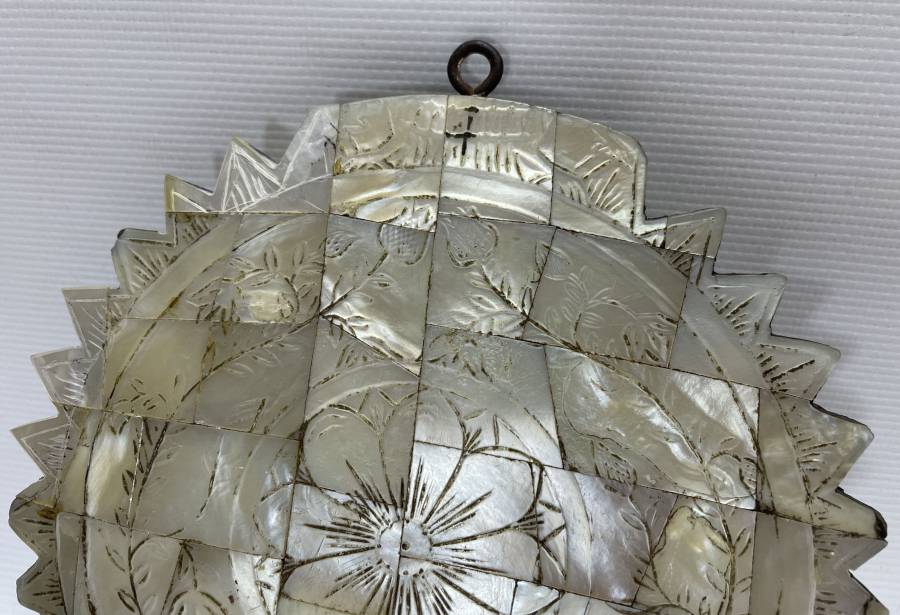 OSMANLI DÖNEMİ SEDEF İŞÇİLİKLİ NADİR GELİN AYNASI