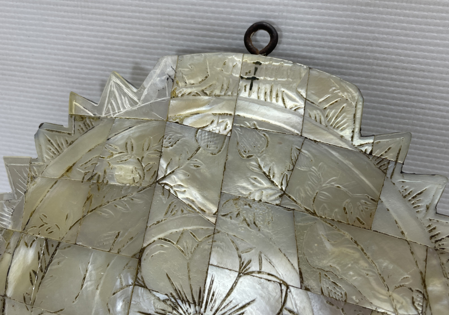 OSMANLI DÖNEMİ SEDEF İŞÇİLİKLİ NADİR GELİN AYNASI