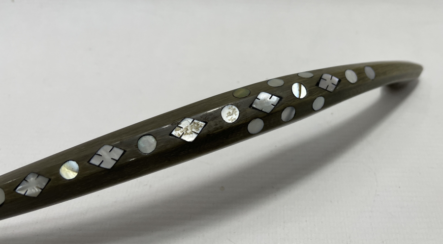 OSMANLI DÖNEMİ SEDEF VE BOYNUZDAN MAMUL TEKKE İŞİ BÜYÜK BOY HOŞAF KAŞIĞI