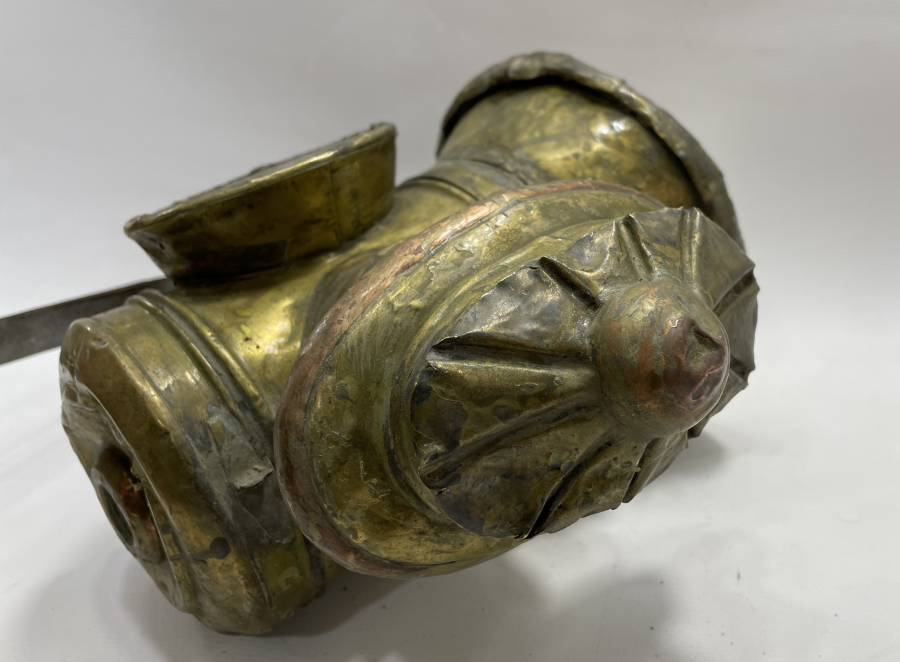 OSMANLI DÖNEMİ ÜZERİ OSMANLI ŞEMŞELİ FAYTON FENERİ