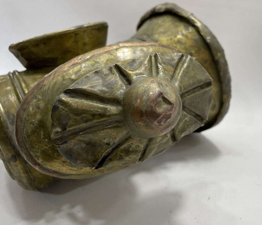 OSMANLI DÖNEMİ ÜZERİ OSMANLI ŞEMŞELİ FAYTON FENERİ