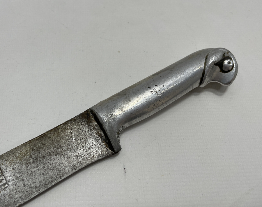 ÜZERİ ALTIN ÇAKMALI VE SAPI KARTAL FORMLU ÇERKES İŞİ KURBAN BIÇAĞI