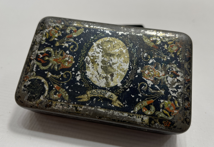 ÜZERİ OSMANLICA YAZILI GAZİ MUSTAFA KEMAL GÖRSELLİ NADİR TÜTÜN TABAKASI