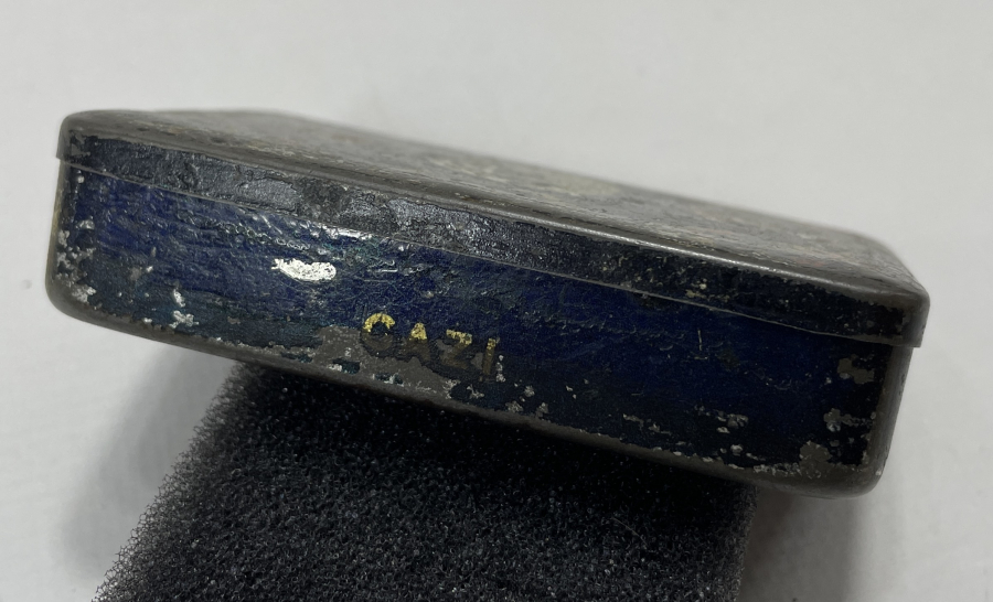 ÜZERİ OSMANLICA YAZILI GAZİ MUSTAFA KEMAL GÖRSELLİ NADİR TÜTÜN TABAKASI