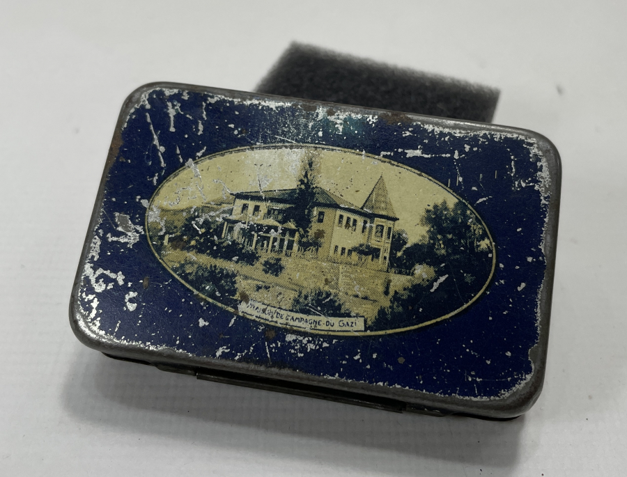 ÜZERİ OSMANLICA YAZILI GAZİ MUSTAFA KEMAL GÖRSELLİ NADİR TÜTÜN TABAKASI