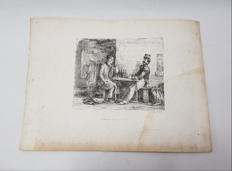 1800'LERDEN FRANSIZ GRAVÜR 