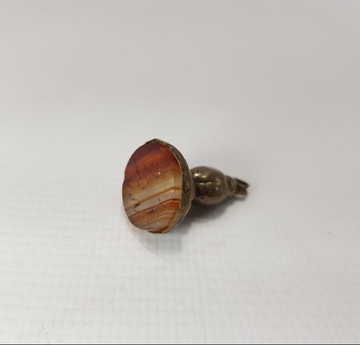 OSMANLI DÖNEMİ ÇOK NADİR FORMDA AKİK MÜHÜR