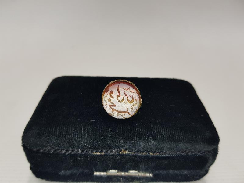 OSMANLI DÖNEMİ ÇOK NADİR FORMDA AKİK MÜHÜR