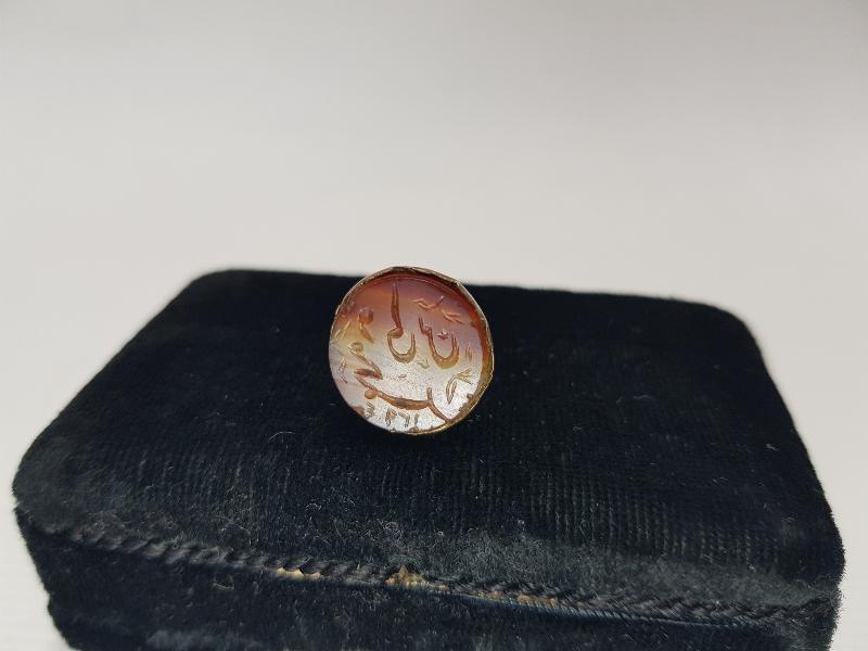 OSMANLI DÖNEMİ ÇOK NADİR FORMDA AKİK MÜHÜR