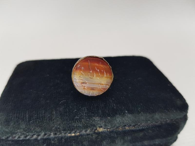 OSMANLI DÖNEMİ ÇOK NADİR FORMDA AKİK MÜHÜR