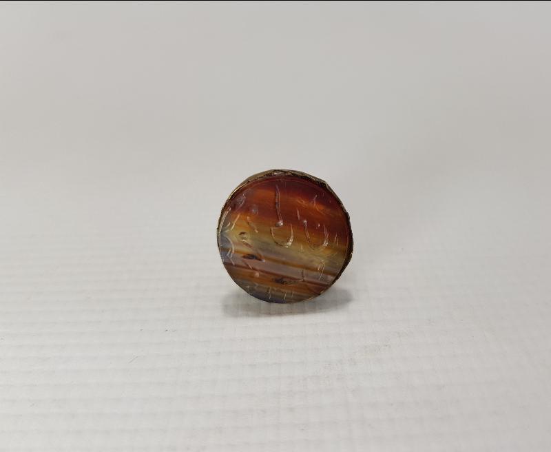 OSMANLI DÖNEMİ ÇOK NADİR FORMDA AKİK MÜHÜR