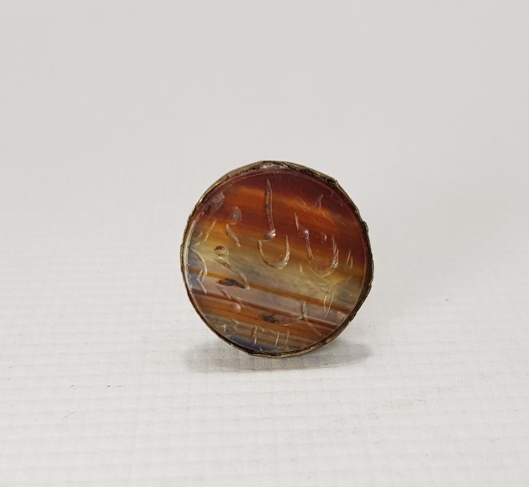 OSMANLI DÖNEMİ ÇOK NADİR FORMDA AKİK MÜHÜR