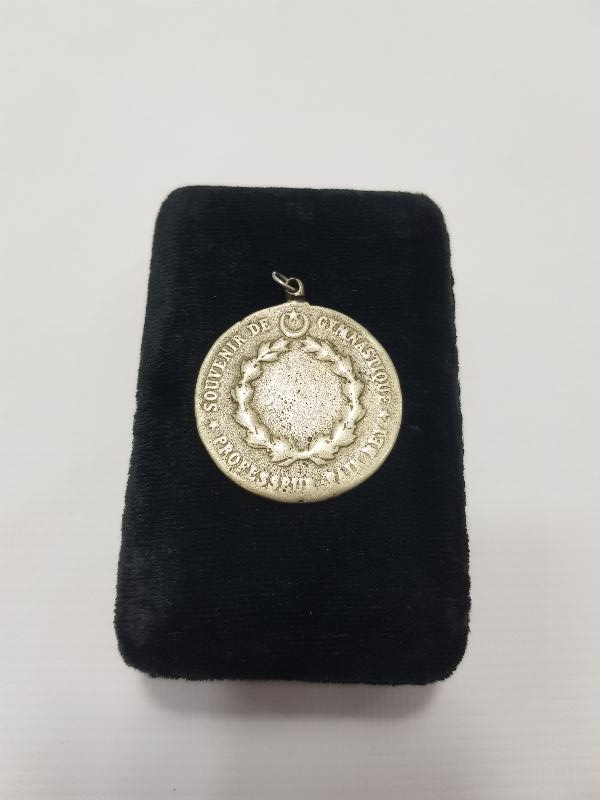 OSMANLI DÖNEMİ ÇOK NADİR PROFESÖR FAİK BEY ATLETİZM MADALYASI 