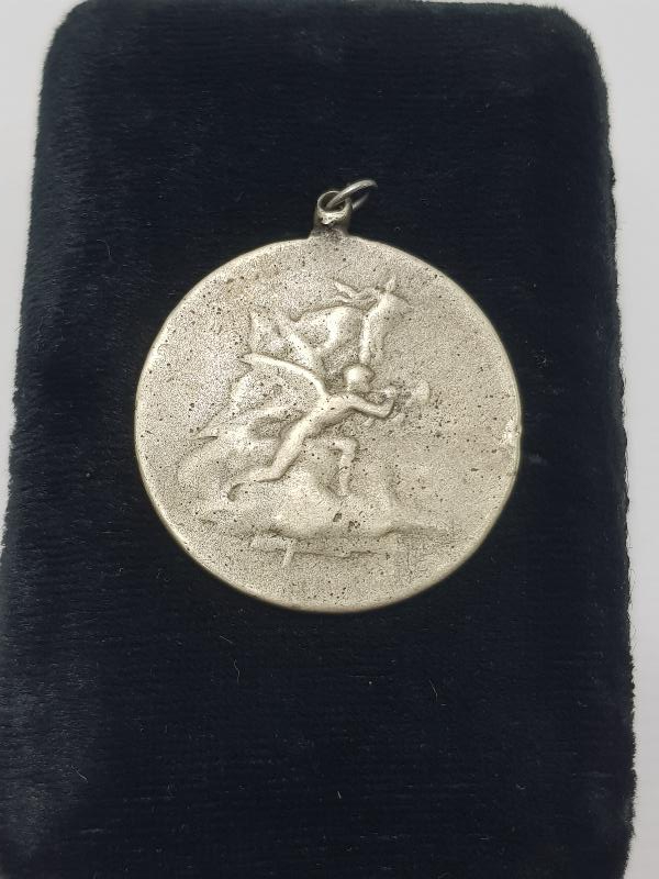 OSMANLI DÖNEMİ ÇOK NADİR PROFESÖR FAİK BEY ATLETİZM MADALYASI 