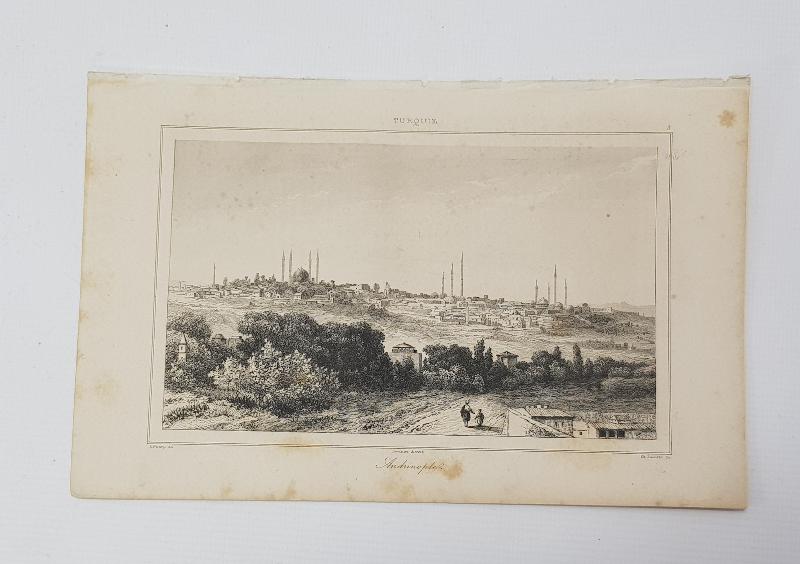 OSMANLI GRAVÜR: 1840'LAR EDİRNE
