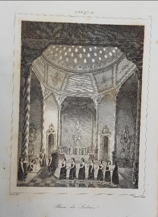 OSMANLI GRAVÜR: PADİŞAHIN BANYOSU 