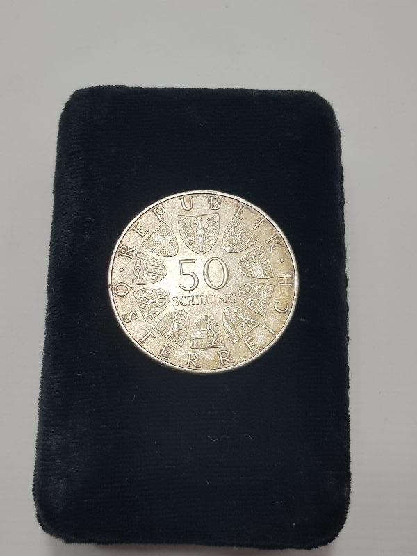 1970 AVUSTURYA GÜMÜŞ HATIRA PARA 50 SCHILLING