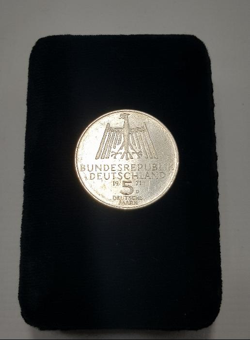 1971 ABRECHT DURER HATIRA GÜMÜŞ 5 MARK 