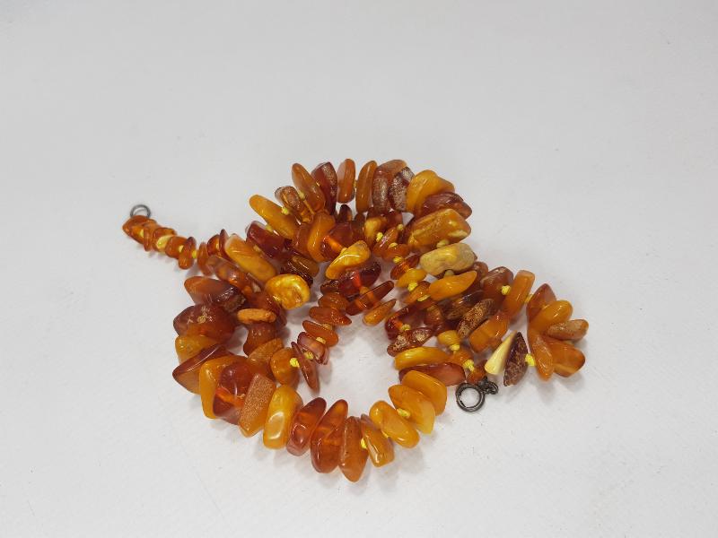 DAMLA KEHRİBAR KOLYE GERDANLIK 