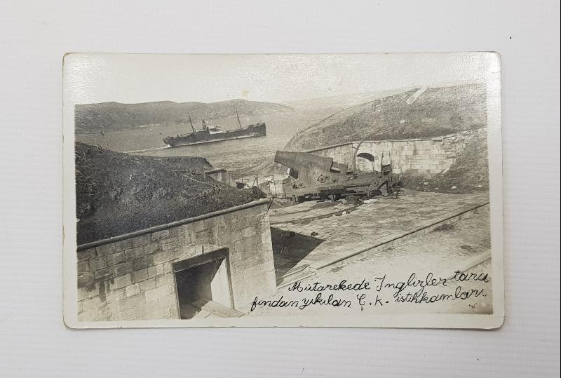 MÜTAREKEDE İNGİLİZLER TARAFINDAN YIKILAN ÇANAKKALE İSTİHKAMLARI 