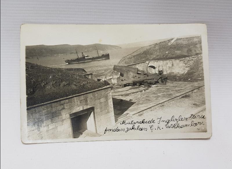 MÜTAREKEDE İNGİLİZLER TARAFINDAN YIKILAN ÇANAKKALE İSTİHKAMLARI 