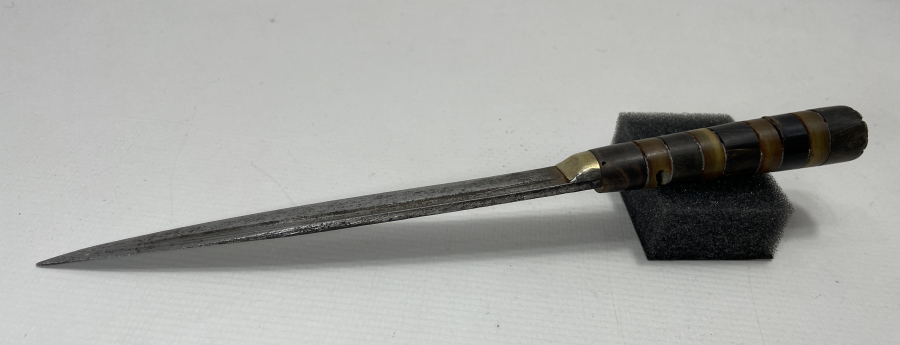 OSMANLI DÖNEMİ ÇOK NADİR FORMDA ÇERKES İŞİ ÇİZME KAMASI - SALLAMASI