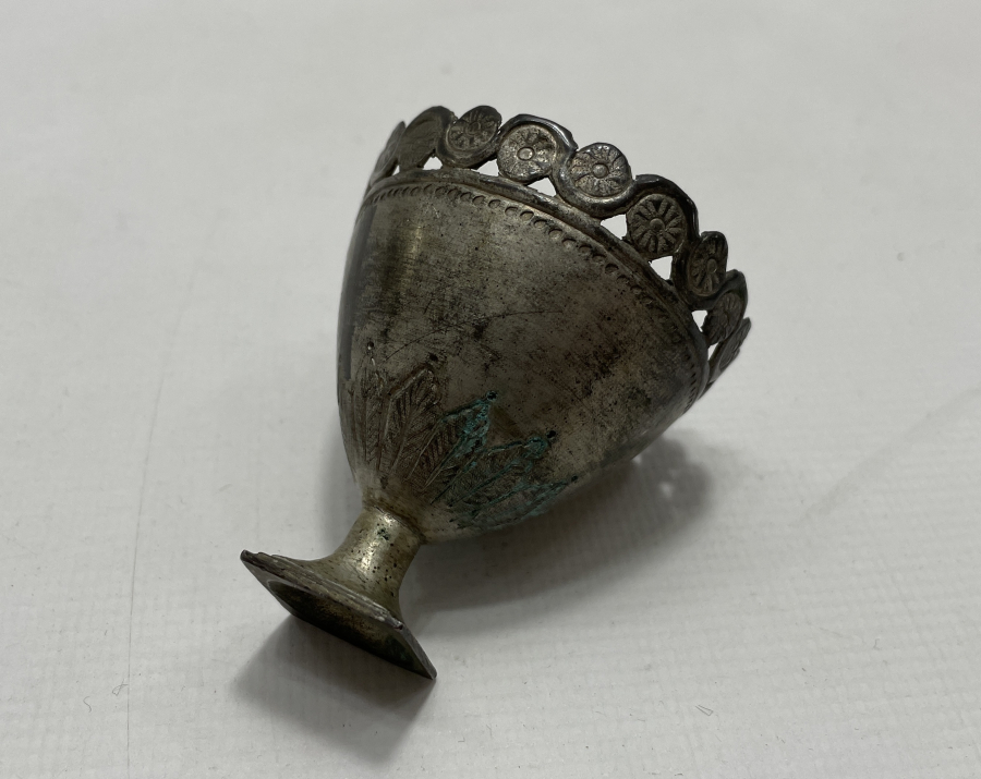 OSMANLI DÖNEMİ ESERİ İSTANBUL GÜMÜŞ FİNCAN ZARFI