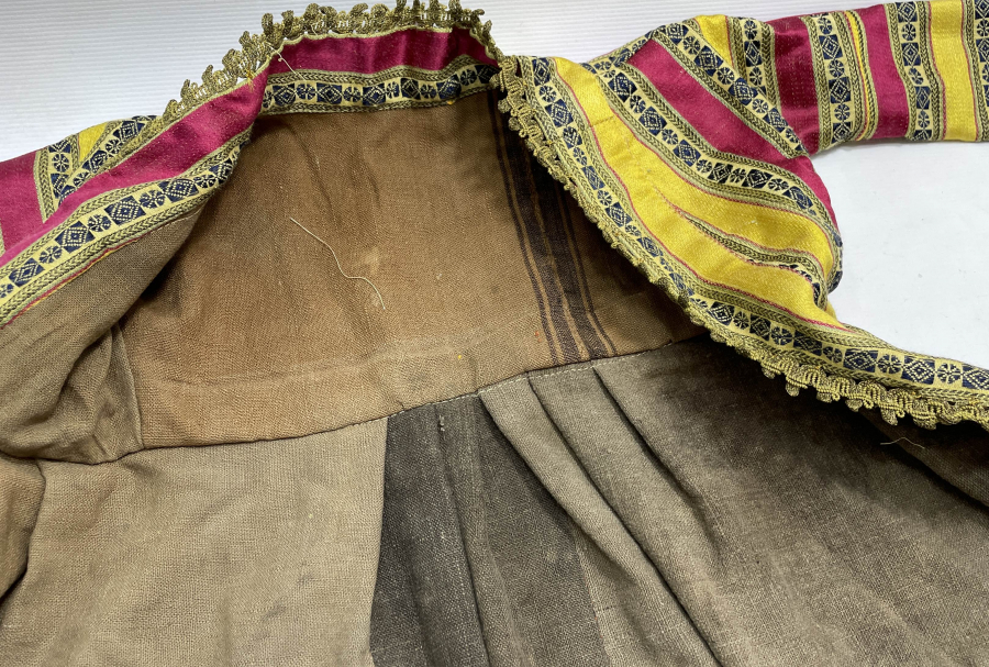 OSMANLI DÖNEMİ HEREKE YAPIMI BEY İŞİ ÇOCUK KIYAFETİ TAKIMI