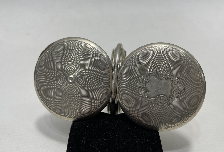 1900 BAŞLARI AVCI KASA GÜMÜŞ CEP SAATİ